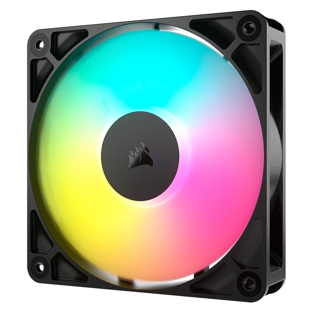 Kit com 3 Ventoinhas Corsair RS120 ARGB, 120mm, PWM, Preto - CO-9050181-WW - view 4