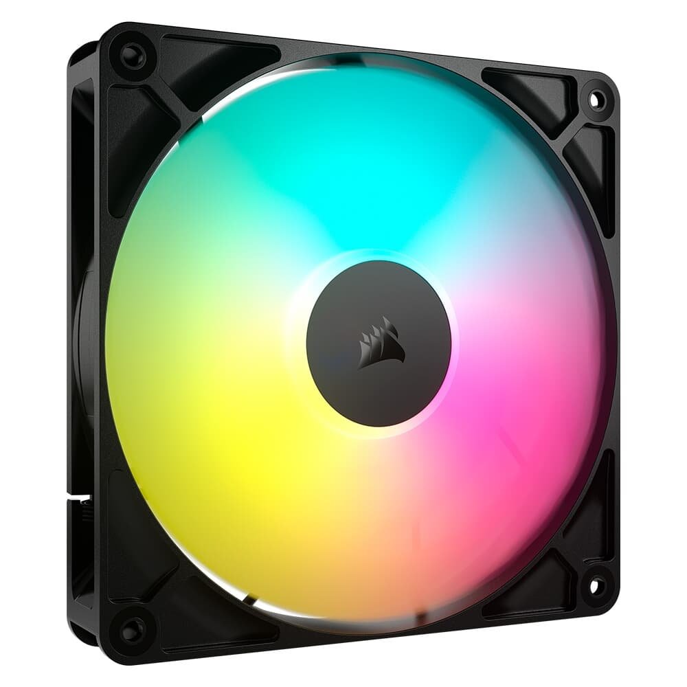 Kit com 2 Ventoinhas Corsair RS140 ARGB, 140mm, PWM, Preto - CO-9050183-WW - view 2