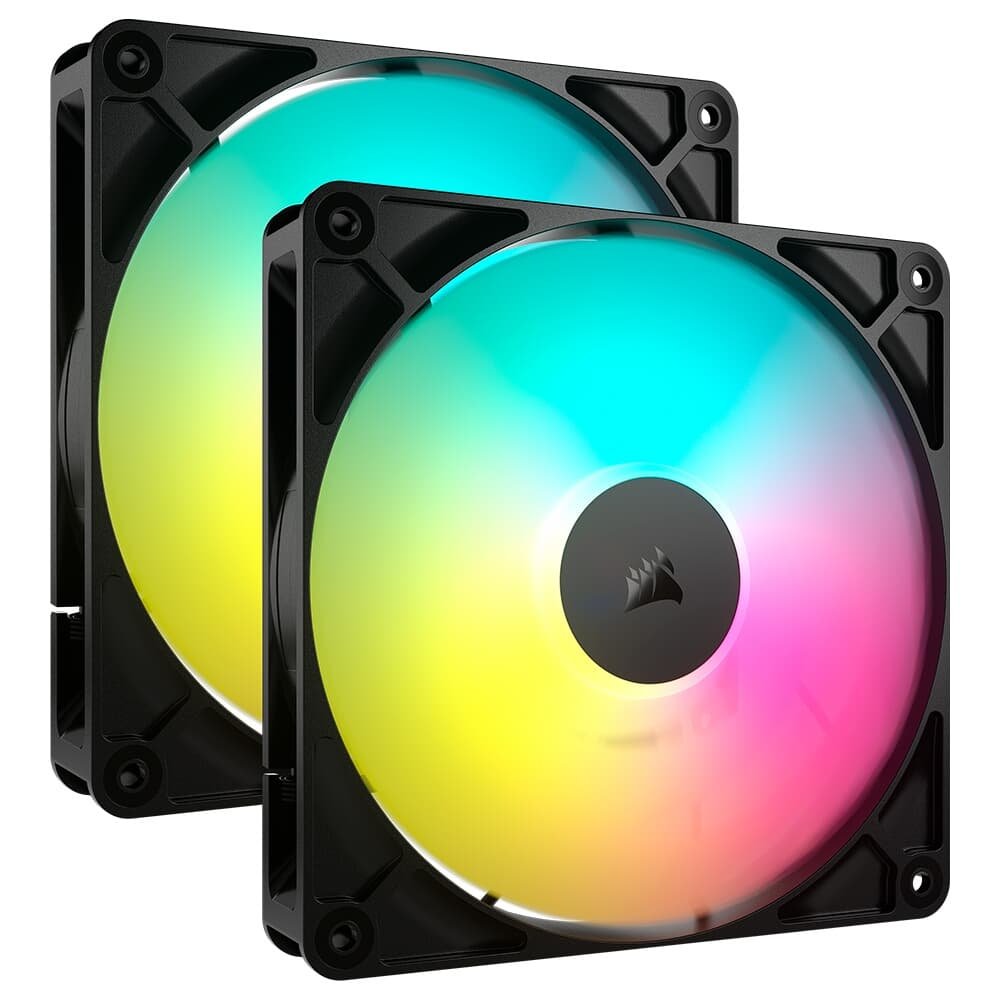 Kit com 2 Ventoinhas Corsair RS140 ARGB, 140mm, PWM, Preto - CO-9050183-WW 5