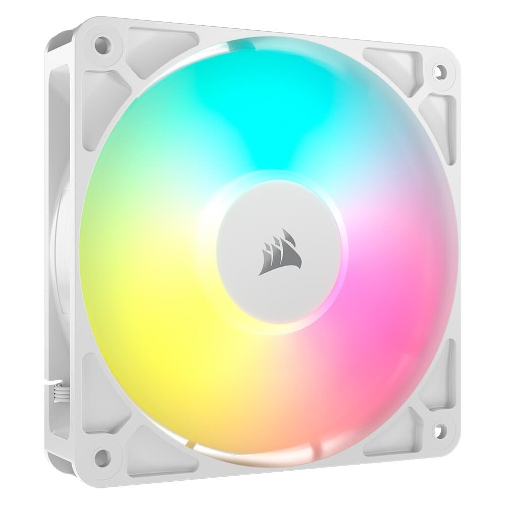 Kit com 3 Ventoinhas Corsair RS120 ARGB, 120mm, PWM, Branco - CO-9050185-WW - view 2