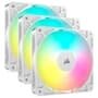Kit com 3 Ventoinhas Corsair RS120 ARGB, 120mm, PWM, Branco - CO-9050185-WW 3