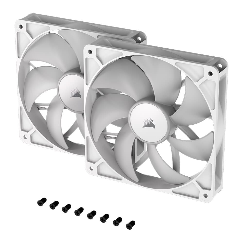 Kit com 2 Ventoinhas Corsair RS140 ARGB, 140mm, PWM, Branco - CO-9050187-WW - view 10