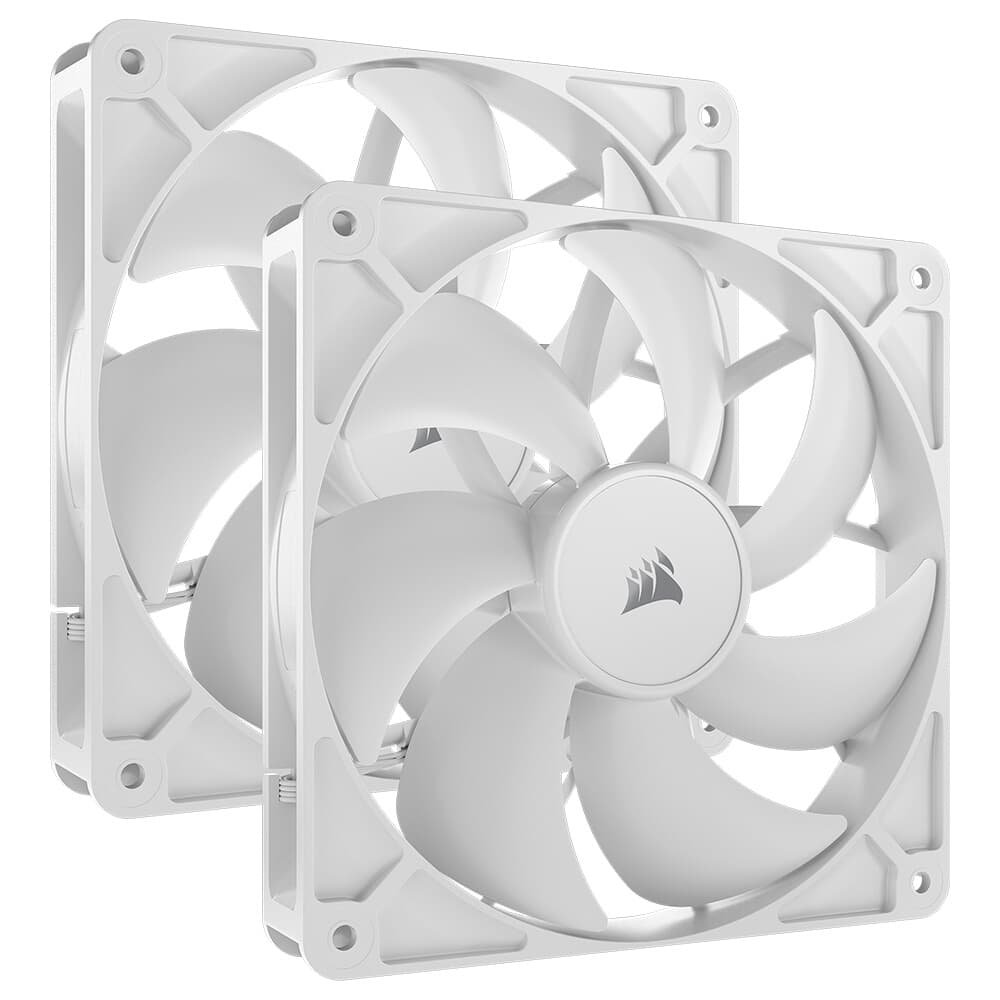Kit com 2 Ventoinhas Corsair RS140, 140mm, PWM, Branco - CO-9050195-WW 4