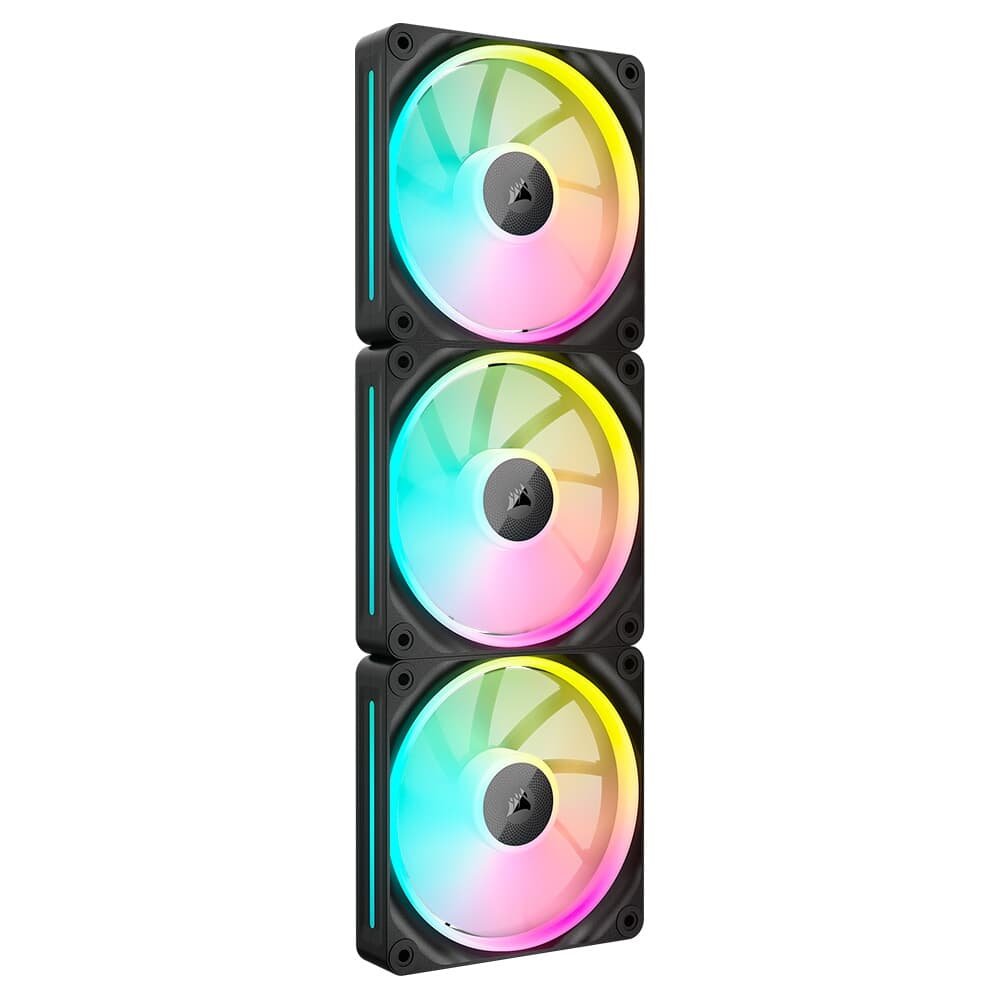 Imagem 11 de 16 do produto Kit com 3 Ventoinhas Corsair LX RGB Series, iCUE LINK LX120, 120mm, Preto - CO-9051026-WW