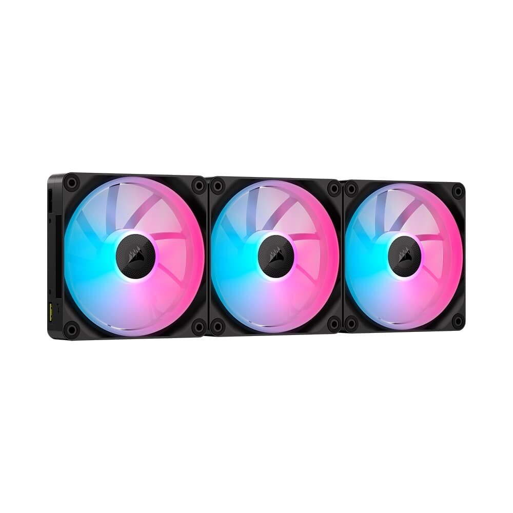Imagem 12 de 16 do produto Kit com 3 Ventoinhas Corsair LX RGB Series, iCUE LINK LX120, 120mm, Preto - CO-9051026-WW