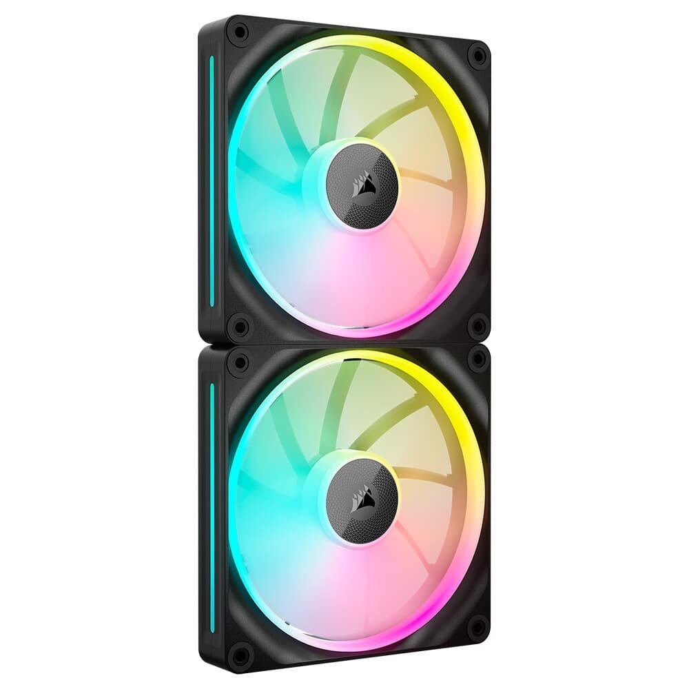 Imagem 7 de 13 do produto Kit com 2 Ventoinhas Corsair LX RGB Series, iCUE LINK LX140, 140mm, Preto - CO-9051028-WW