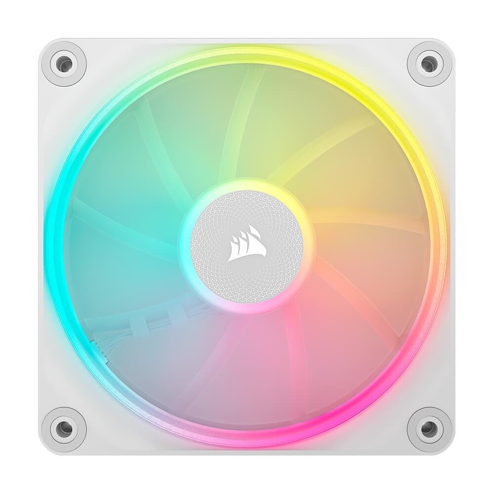 Imagem 2 de 14 do produto Kit com 3 Ventoinhas Corsair LX RGB Series, iCUE LINK LX120, 120mm, Branco - CO-9051030-WW