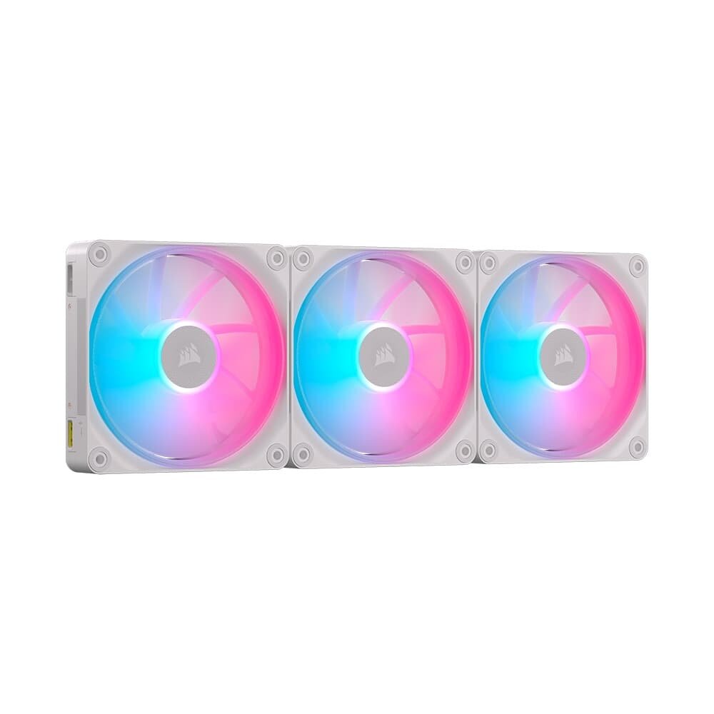 Kit com 3 Ventoinhas Corsair LX RGB Series, iCUE LINK LX120, 120mm, Branco - CO-9051030-WW 5