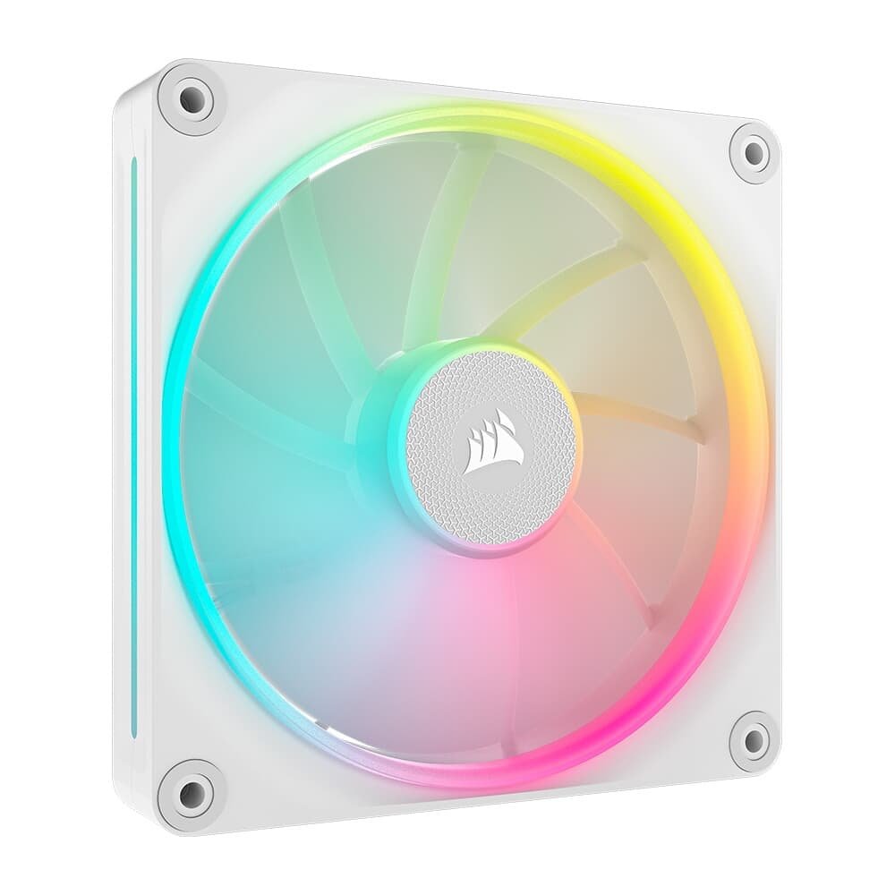 Imagem 3 de 15 do produto Kit com 2 Ventoinhas Corsair LX RGB Series, iCUE LINK LX140, 140mm, Branco - CO-9051032-WW