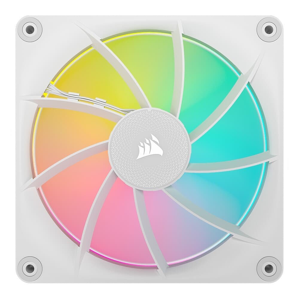 Imagem 7 de 15 do produto Kit com 2 Ventoinhas Corsair LX RGB Series, iCUE LINK LX140, 140mm, Branco - CO-9051032-WW