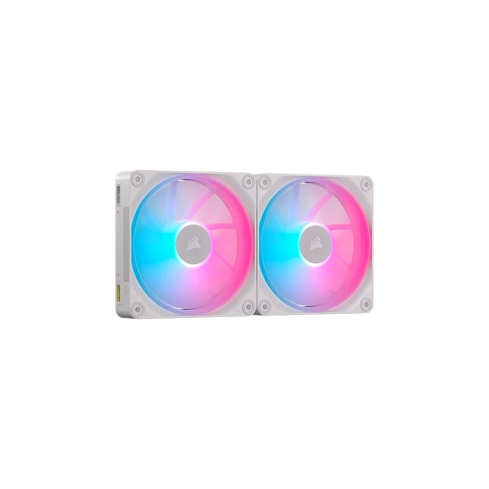 Imagem 12 de 15 do produto Kit com 2 Ventoinhas Corsair LX RGB Series, iCUE LINK LX140, 140mm, Branco - CO-9051032-WW
