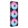 Kit com 3 Ventoinhas Corsair RX MAX RGB Series, iCUE LINK RX120 MAX RGB, 120mm, Preto - CO-9051034-WW 3