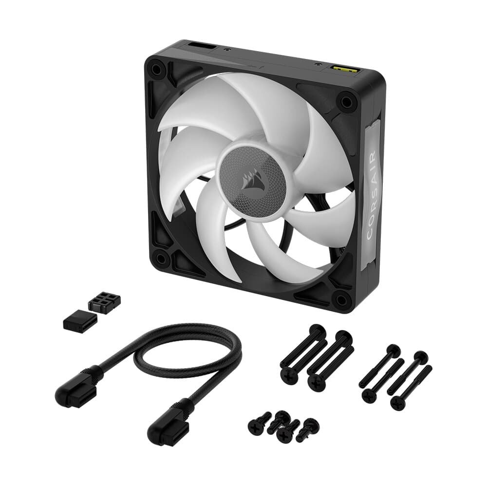 Imagem 16 de 17 do produto Kit com 3 Ventoinhas Corsair RX MAX RGB Series, iCUE LINK RX120 MAX RGB, 120mm, Preto - CO-9051034-WW