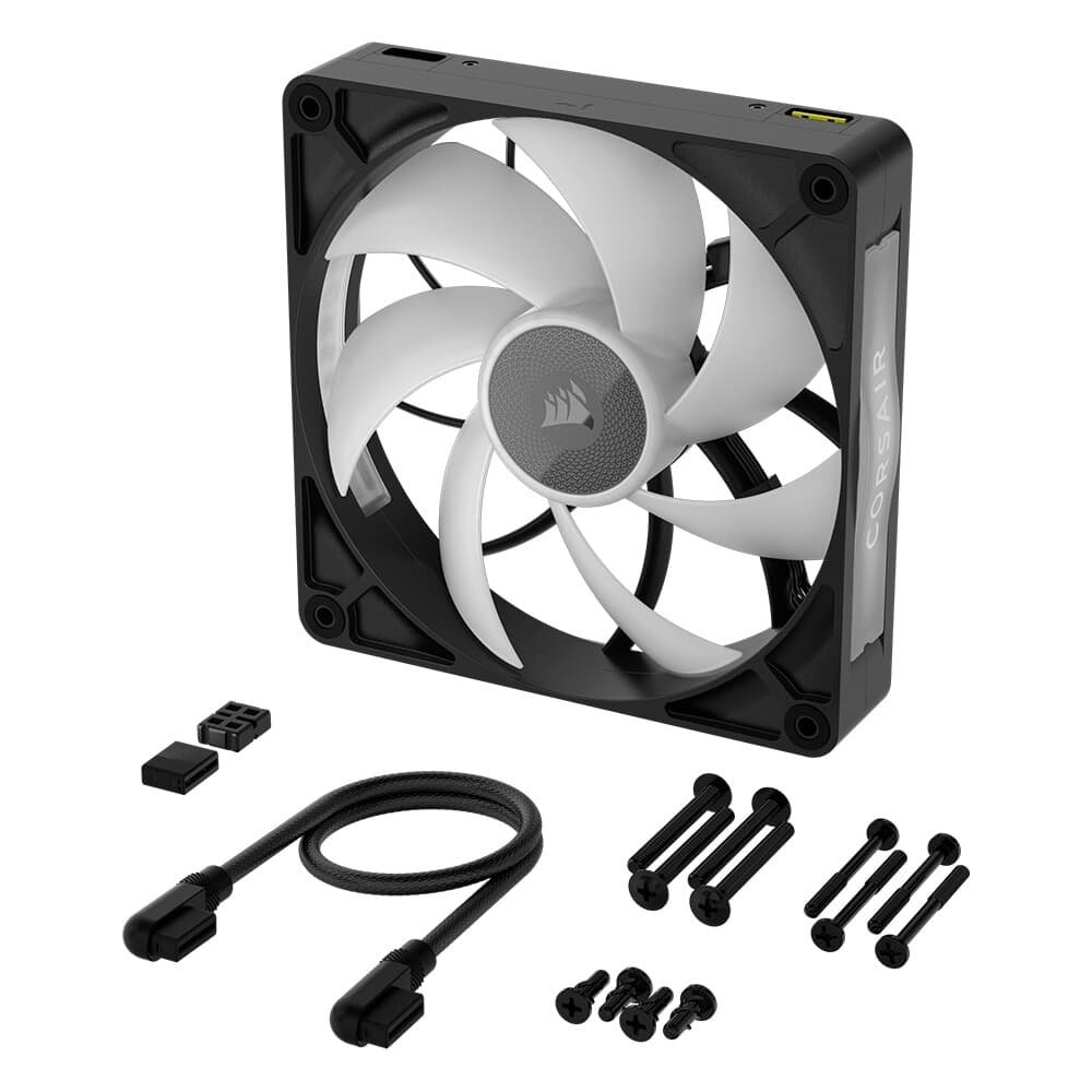 Ventoinha Corsair RX MAX RGB Series, iCUE LINK RX140 MAX RGB, 140mm, Preto - CO-9051035-WW - view 12