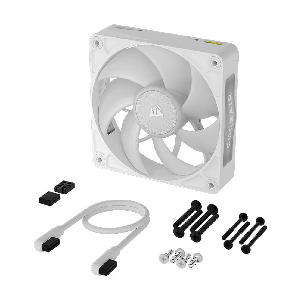 Ventoinha Corsair RX MAX RGB Series, iCUE LINK RX120 MAX RGB, 120mm, Branco - CO-9051037-WW - view 12