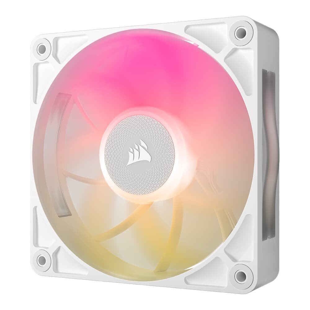 Imagem 7 de 16 do produto Kit com 3 Ventoinhas Corsair RX MAX RGB Series, iCUE LINK RX120 RGB MAX, 120mm, Branco - CO-9051038-WW