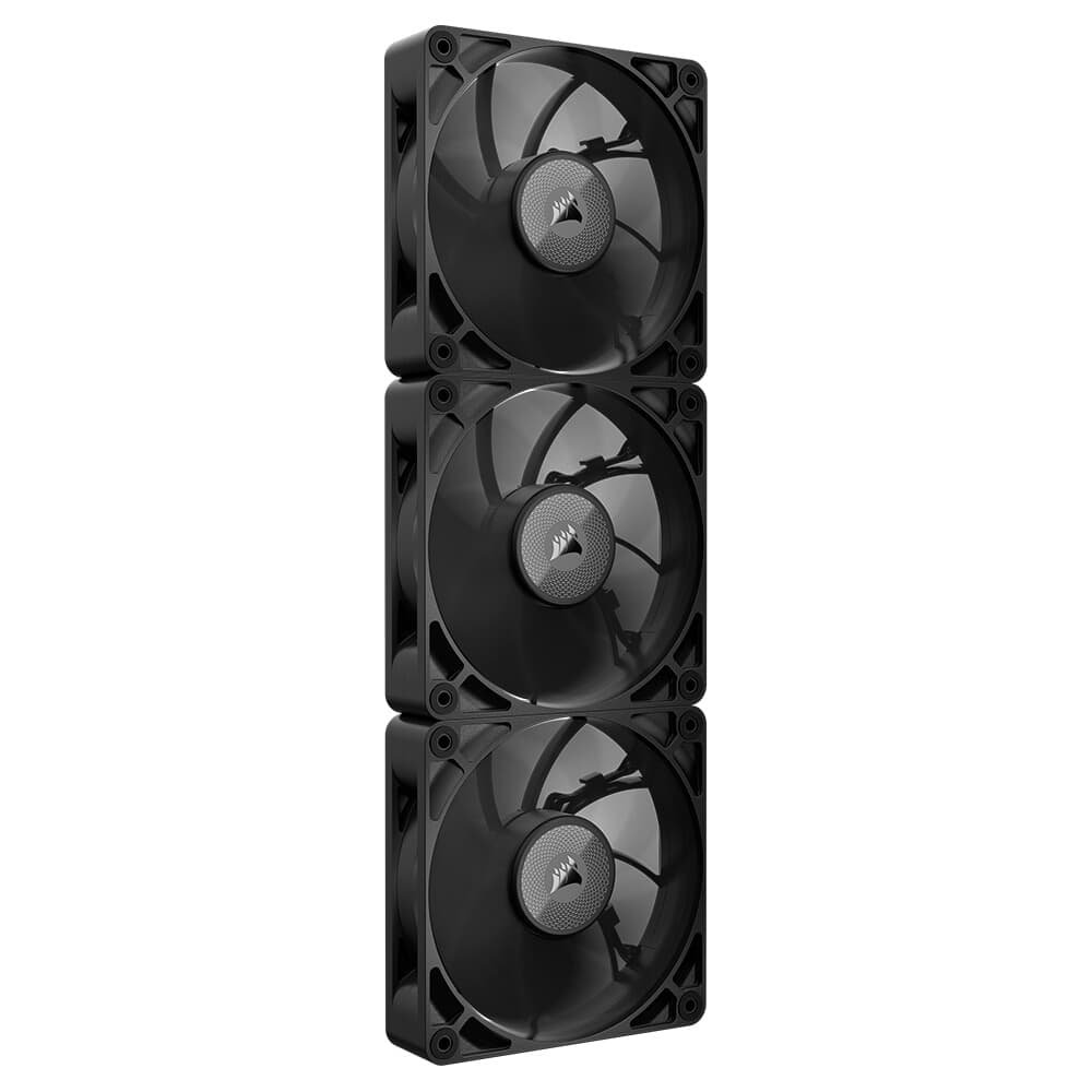 Imagem 2 de 15 do produto Kit com 3 Ventoinhas Corsair RX MAX Series, iCUE LINK RX120 MAX, 120mm, Preto - CO-9051042-WW