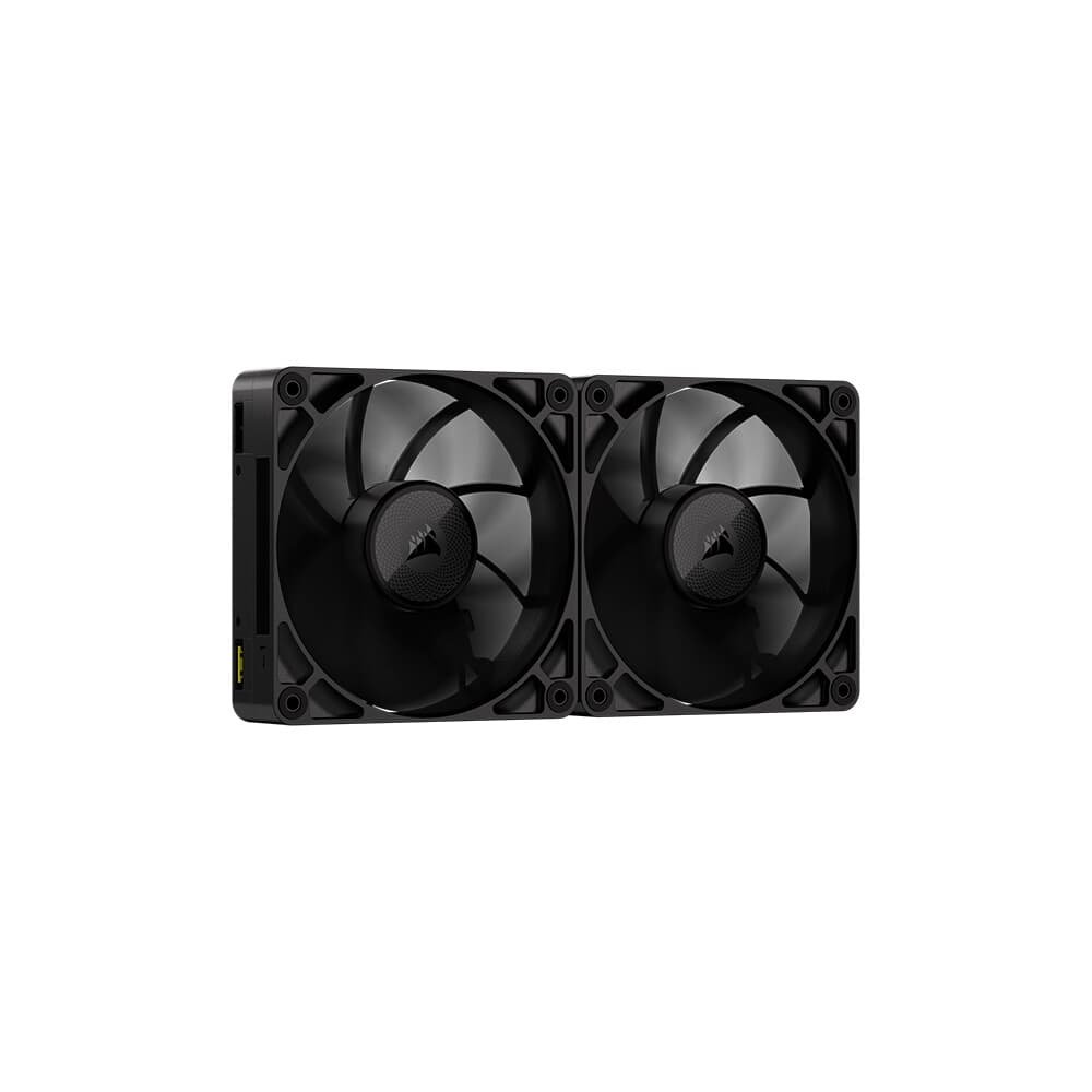 Kit com 2 Ventoinhas Corsair RX MAX Series, iCUE LINK RX140 MAX, 140mm, Preto - CO-9051044-WW - view 7