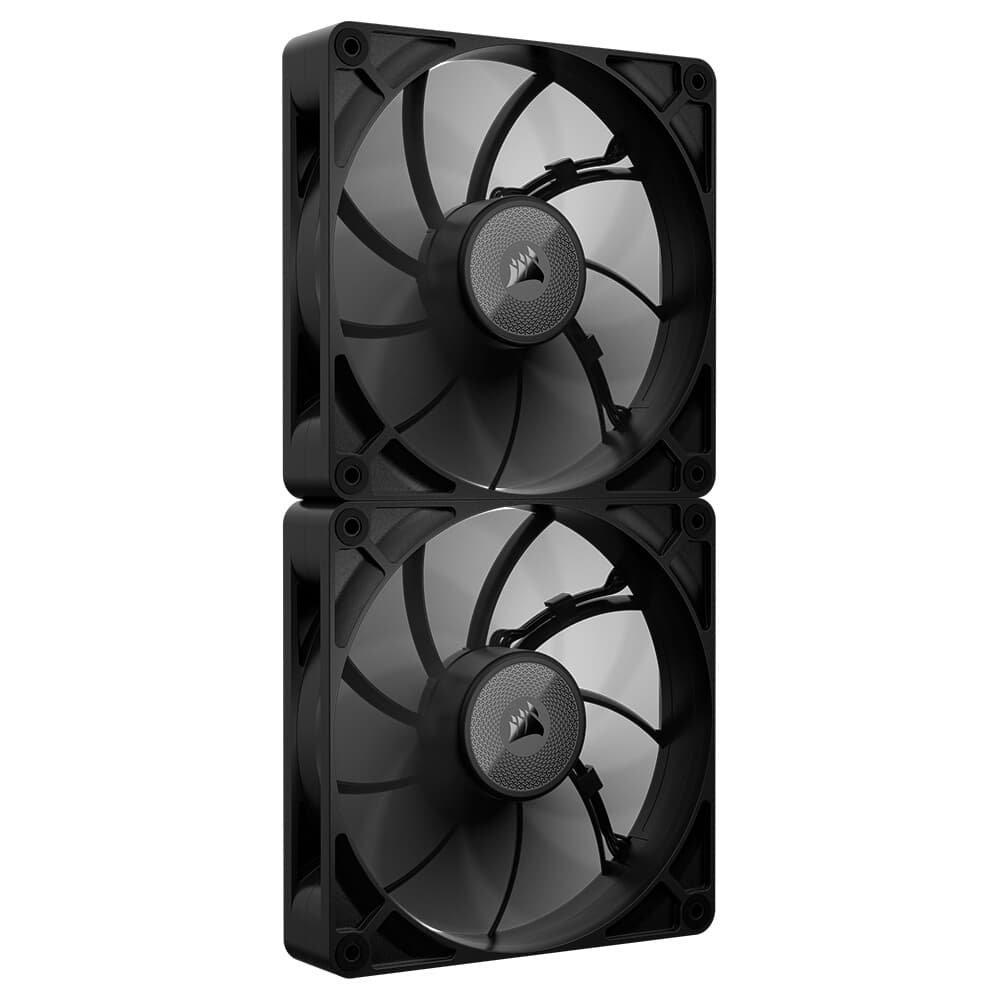 Kit com 2 Ventoinhas Corsair RX MAX Series, iCUE LINK RX140 MAX, 140mm, Preto - CO-9051044-WW - view 8