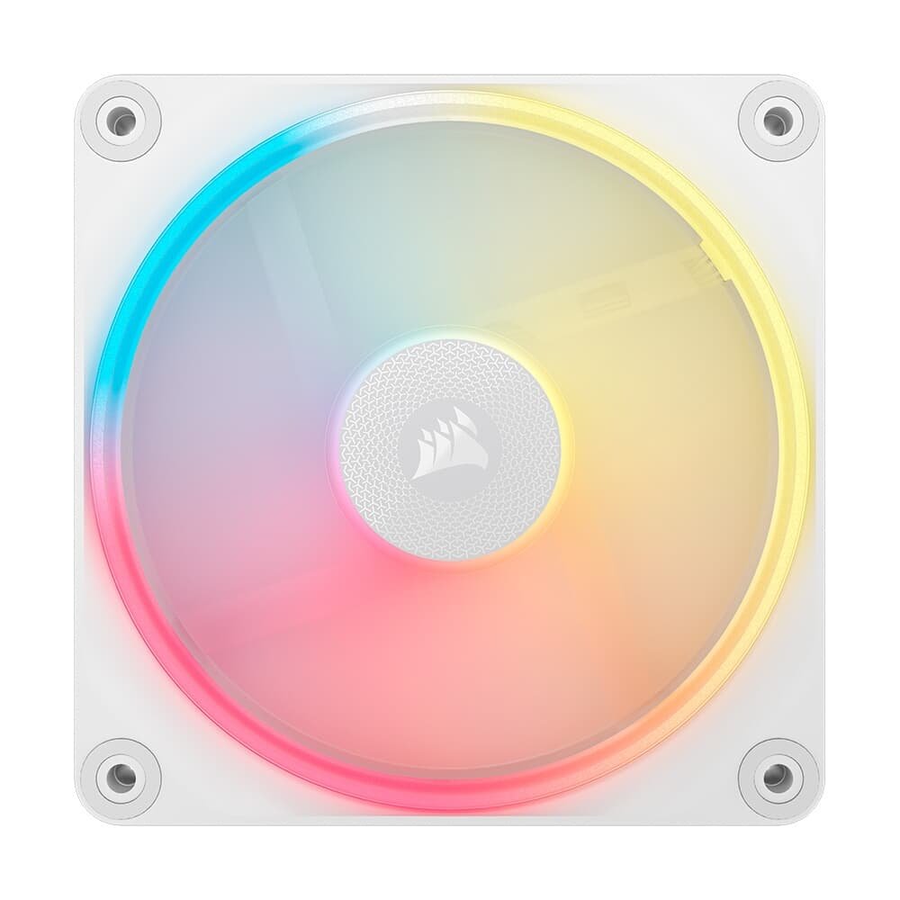 Imagem 4 de 15 do produto Kit com 3 Ventoinhas Corsair LX-R RGB Series, iCUE LINK LX120-R RGB, 120mm, Branco - CO-9051054-WW