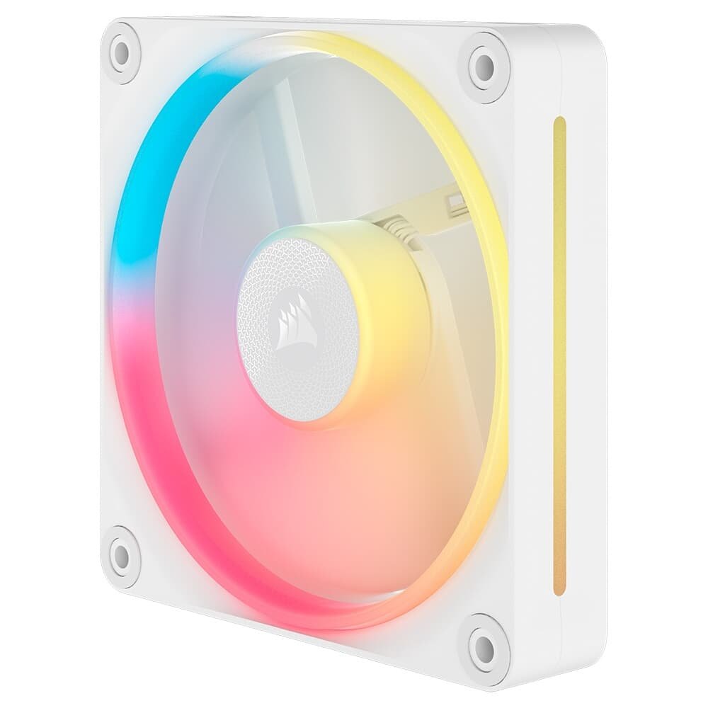 Imagem 8 de 15 do produto Kit com 3 Ventoinhas Corsair LX-R RGB Series, iCUE LINK LX120-R RGB, 120mm, Branco - CO-9051054-WW