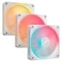 Kit com 3 Ventoinhas Corsair LX-R RGB Series, iCUE LINK LX120-R RGB, 120mm, Branco - CO-9051054-WW 3