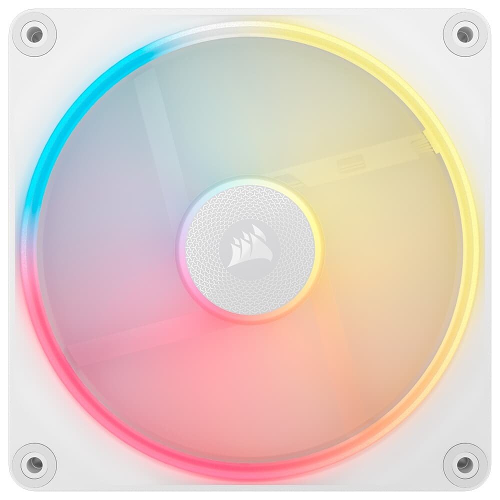 Imagem 13 de 15 do produto Kit com 2 Ventoinhas Corsair LX-R RGB Series, iCUE LINK LX140-R RGB, 140mm, Branco - CO-9051056-WW