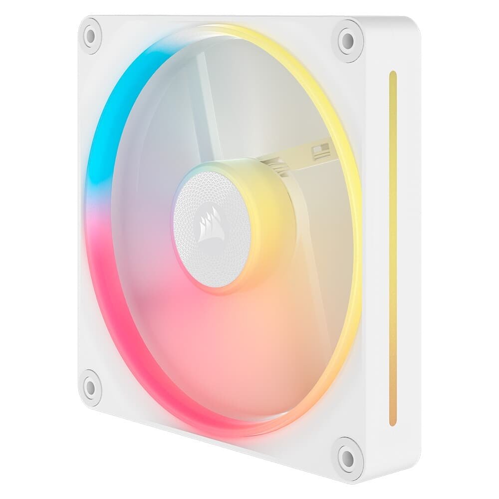 Imagem 9 de 15 do produto Kit com 2 Ventoinhas Corsair LX-R RGB Series, iCUE LINK LX140-R RGB, 140mm, Branco - CO-9051056-WW