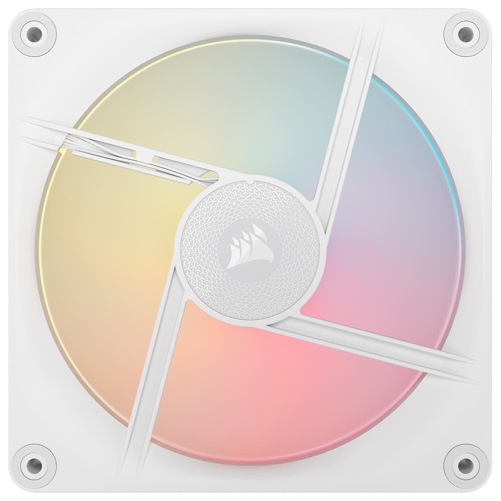 Imagem 7 de 15 do produto Kit com 2 Ventoinhas Corsair LX-R RGB Series, iCUE LINK LX140-R RGB, 140mm, Branco - CO-9051056-WW