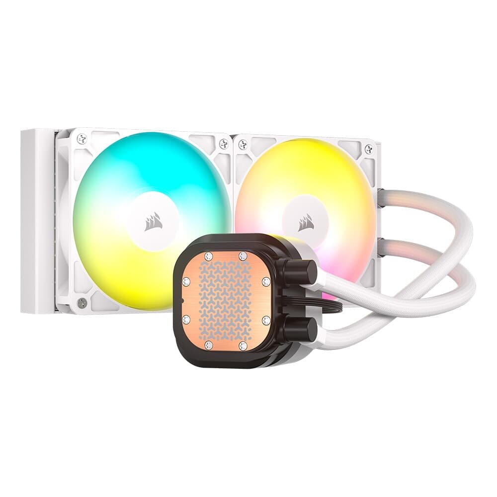 Imagem 3 de 29 do produto Water Cooler Corsair NAUTILUS 240, ARGB, 240mm, AMD e Intel, Branco - CW-9060094-WW