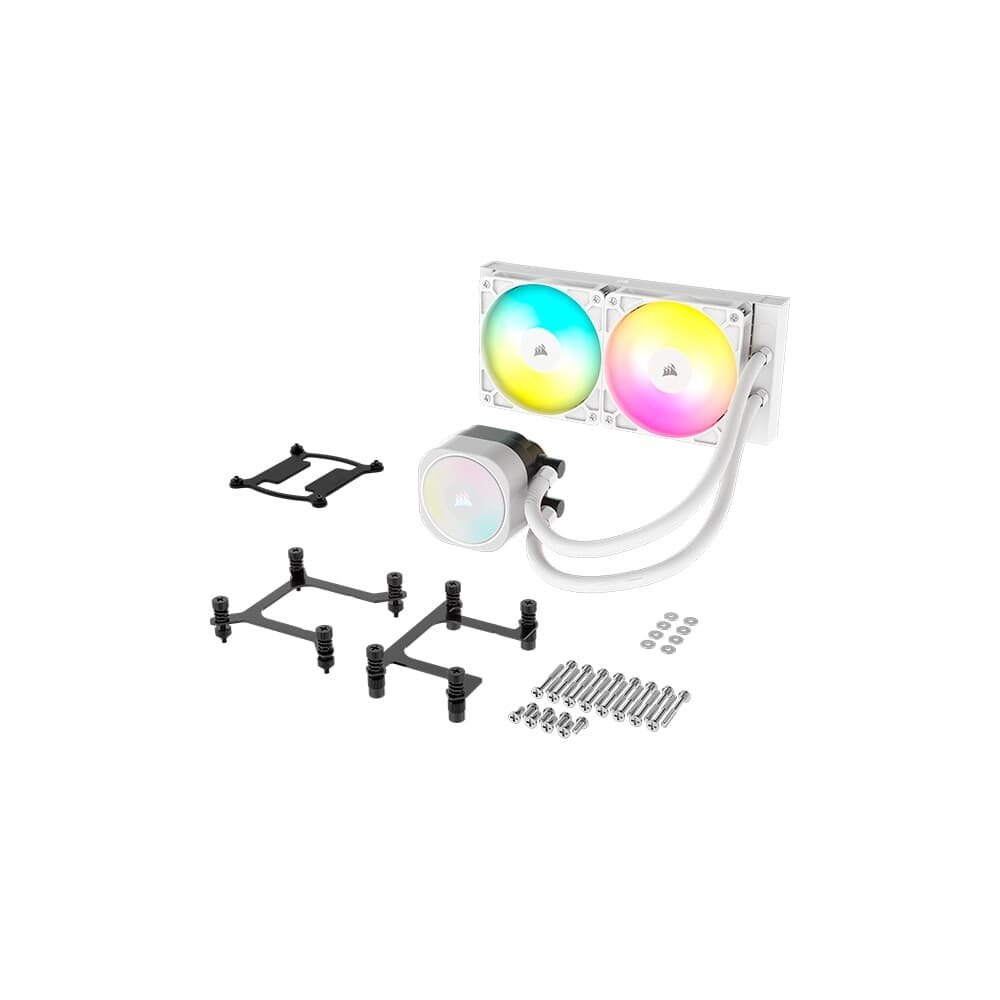 Imagem 28 de 29 do produto Water Cooler Corsair NAUTILUS 240, ARGB, 240mm, AMD e Intel, Branco - CW-9060094-WW