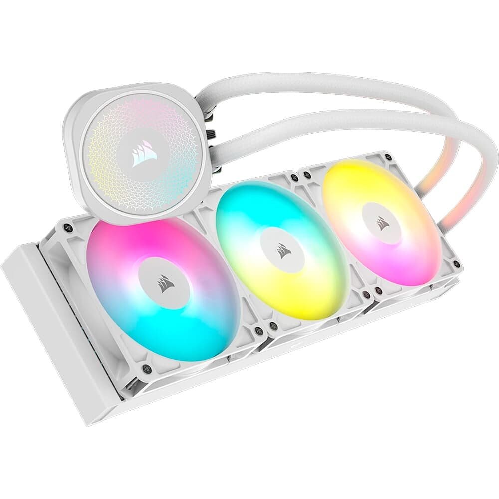 Water Cooler Corsair NAUTILUS 360, ARGB, 360mm, AMD e Intel, Branco - CW-9060095-WW - view 3