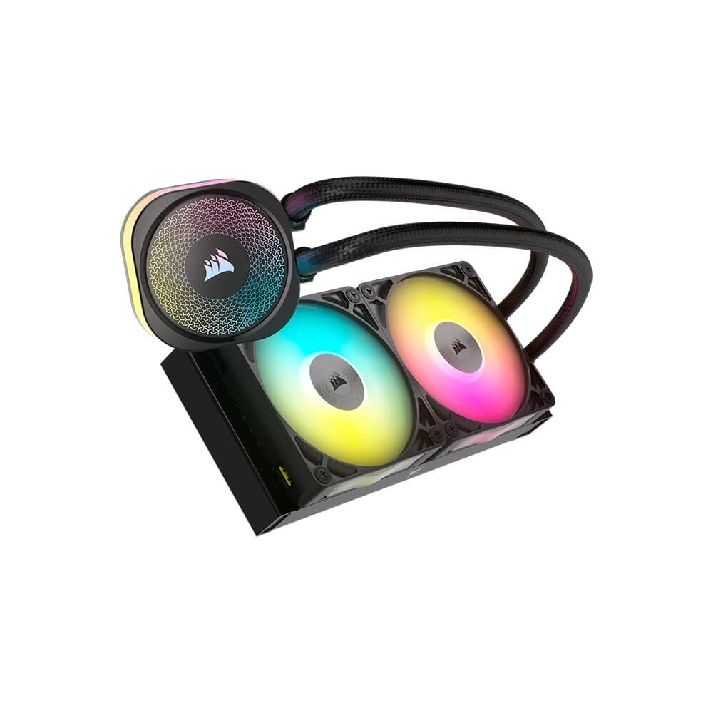 Imagem 2 de 39 do produto Water Cooler Corsair iCUE LINK TITAN 240 RX RGB AIO, 240mm, AMD e Intel, Preto - CW-9061016-WW