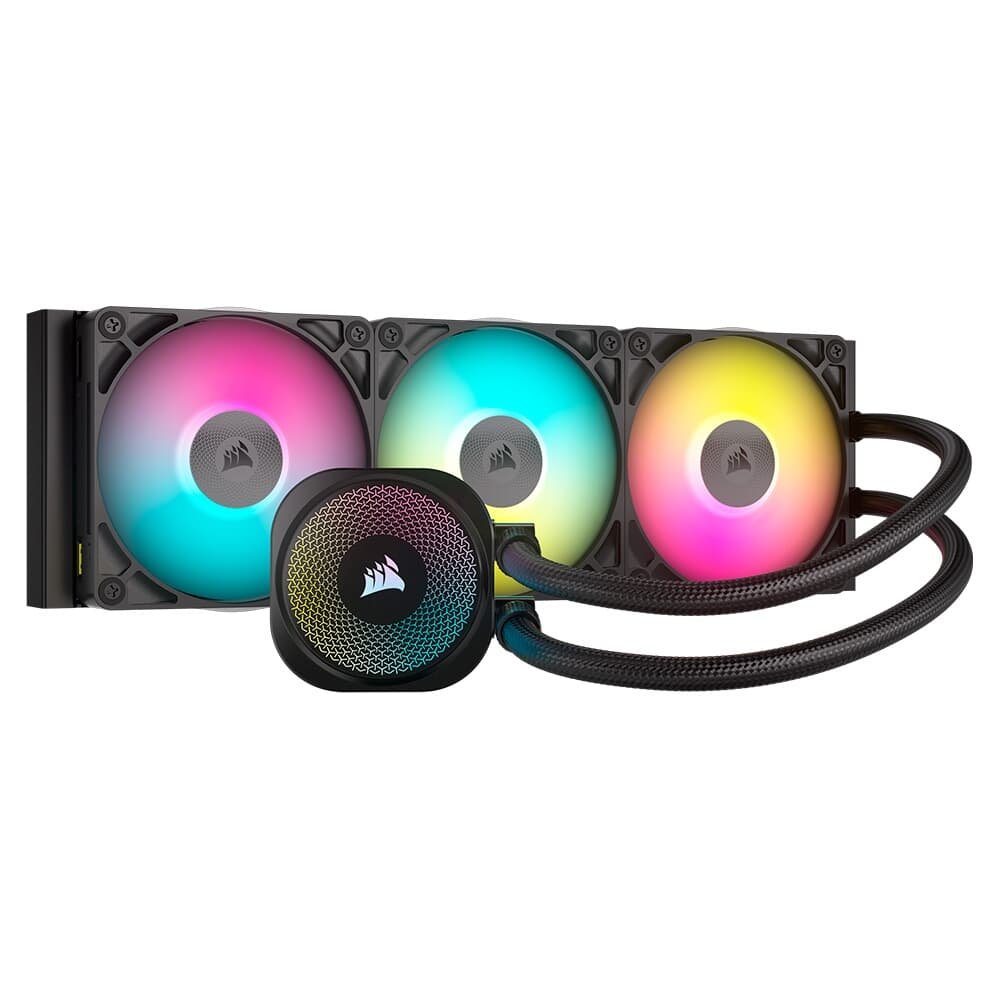 PC用ファン・クーラー Corsair iCUE LINK TITAN 360 RX RGB LCD Cooler para CPU CORSAIR iCUE LINK TITAN RX| KaBuM!