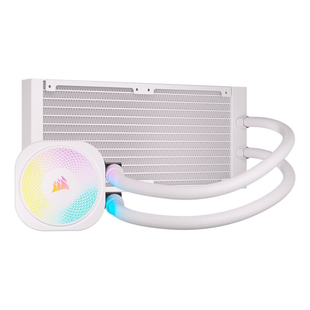Imagem 2 de 38 do produto Water Cooler Corsair iCUE LINK TITAN 240 RX RGB AIO, 240mm, AMD e Intel, Branco - CW-9061020-WW