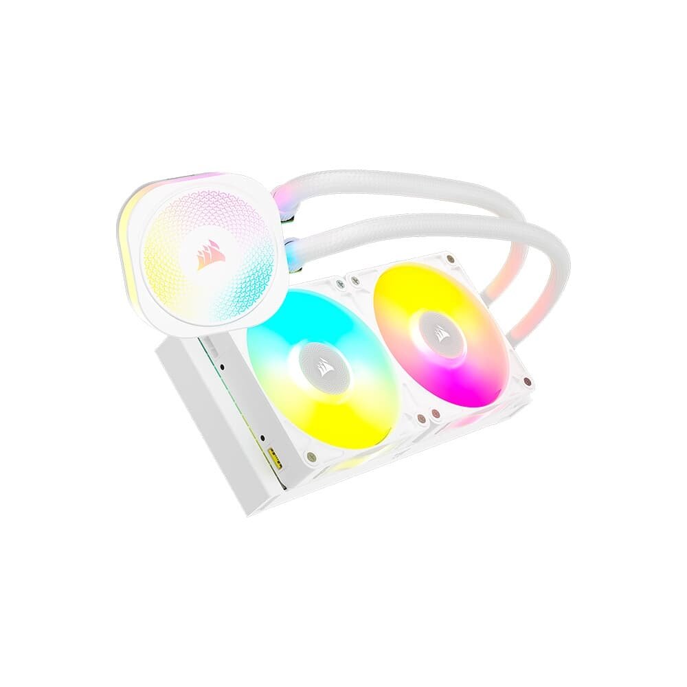 Imagem 3 de 38 do produto Water Cooler Corsair iCUE LINK TITAN 240 RX RGB AIO, 240mm, AMD e Intel, Branco - CW-9061020-WW