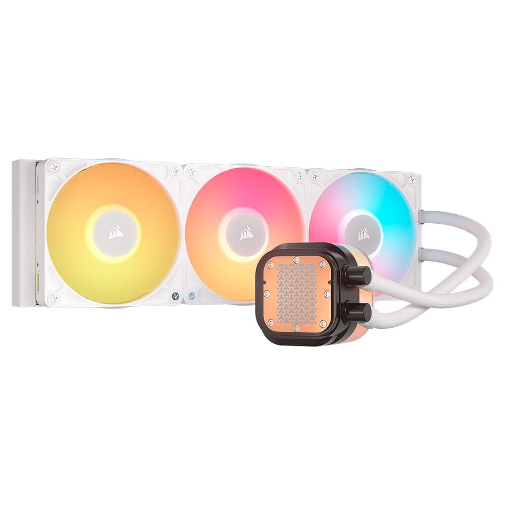 Imagem 3 de 37 do produto Water Cooler Corsair iCUE LINK TITAN 360 RX LCD AIO, 360mm, AMD e Intel, Branco - CW-9061026-WW