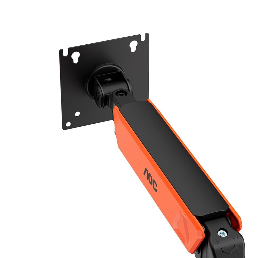 "Suporte de Mesa para Monitor de 17"" a 32"" ( Balão.info) AM102, Ajustes com Mola Mecânica, Preto Fosco e Laranja - AM102H2" - view 6