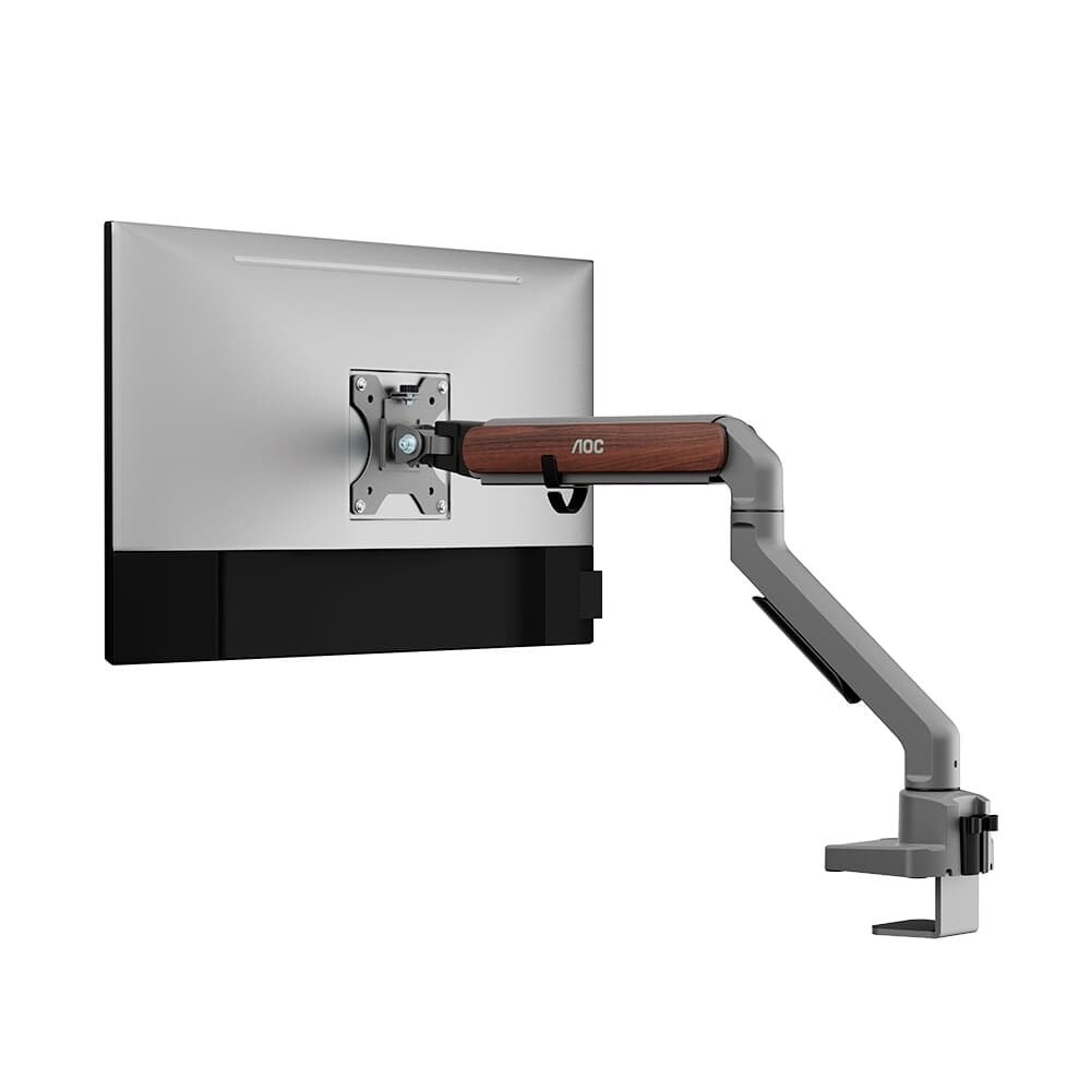 "Suporte de Mesa para Monitor de 17"" a 32"" ( Balão.info) AM200, Ajustes com Mola Mecânica, Cinza e Madeira - AM200H3" - view 6