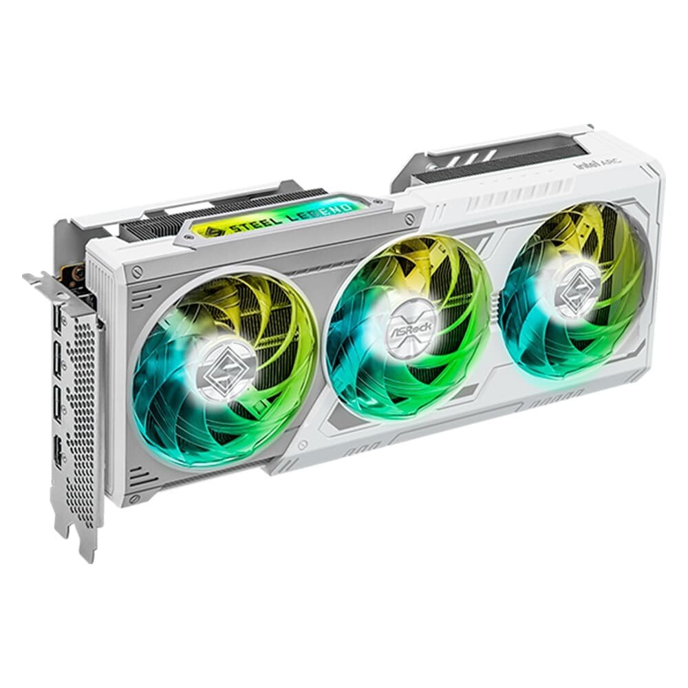 グラフィックボード・グラボ・ビデオカード ASROCK STEEL LEGEND INTEL ARC B580 Placa de Vídeo ASRock Intel Arc B580 | KaBuM!