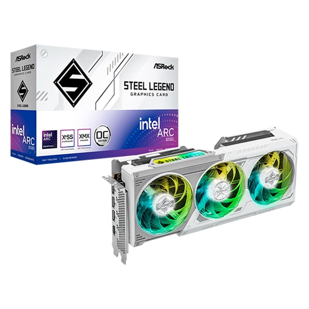 Placa de Vídeo ASRock Intel Arc B580 | KaBuM!