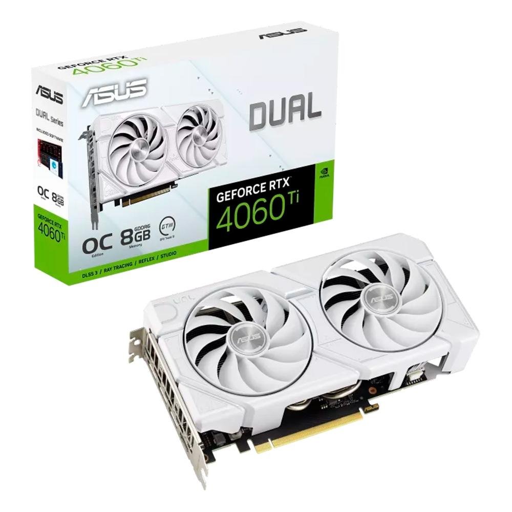Placa de Vídeo RTX 4060 TI White | KaBuM!