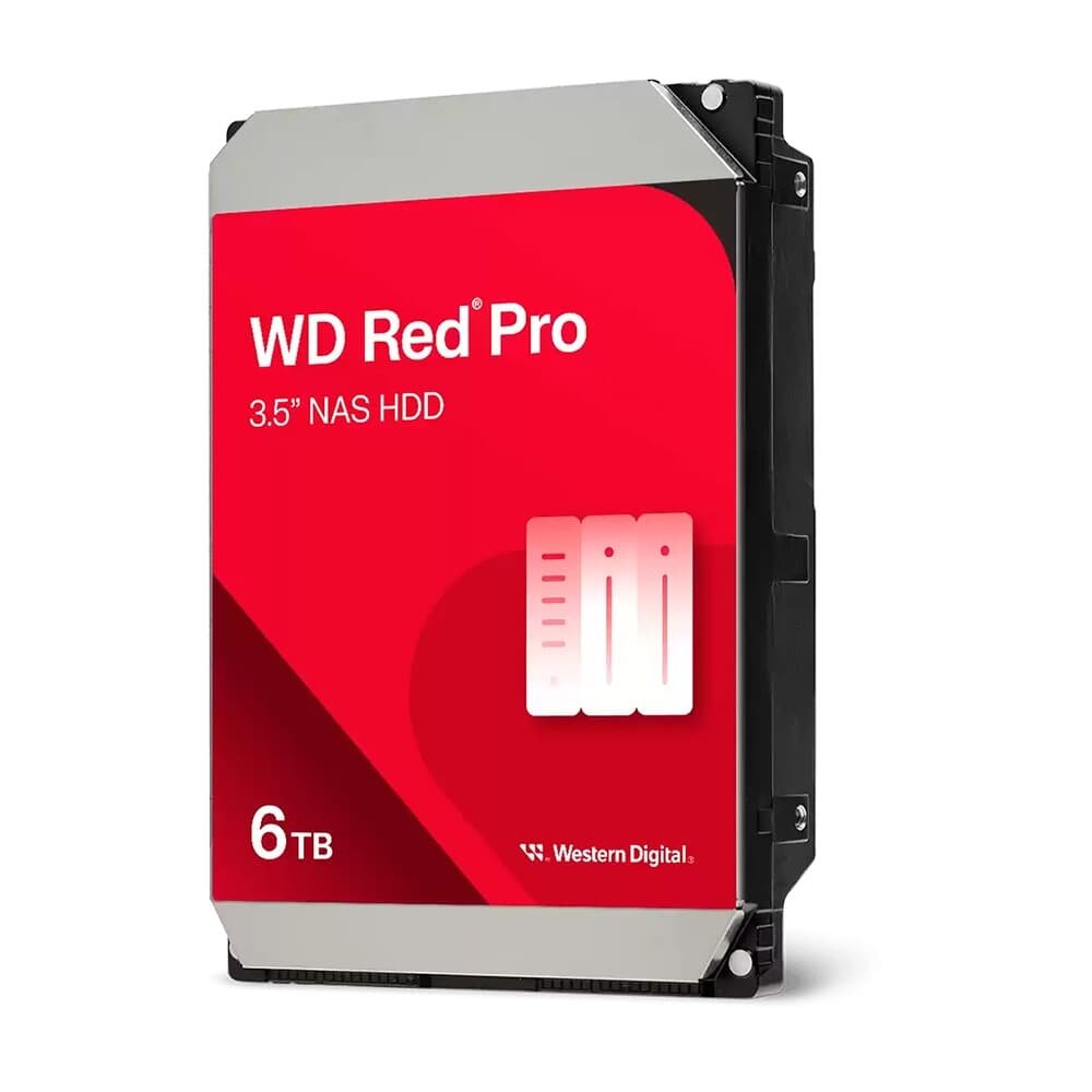 HD Interno WD Red Pro NAS 6TB, 3.5, 7200RPM, 256MB Cache, SATA - WD6005FFBX