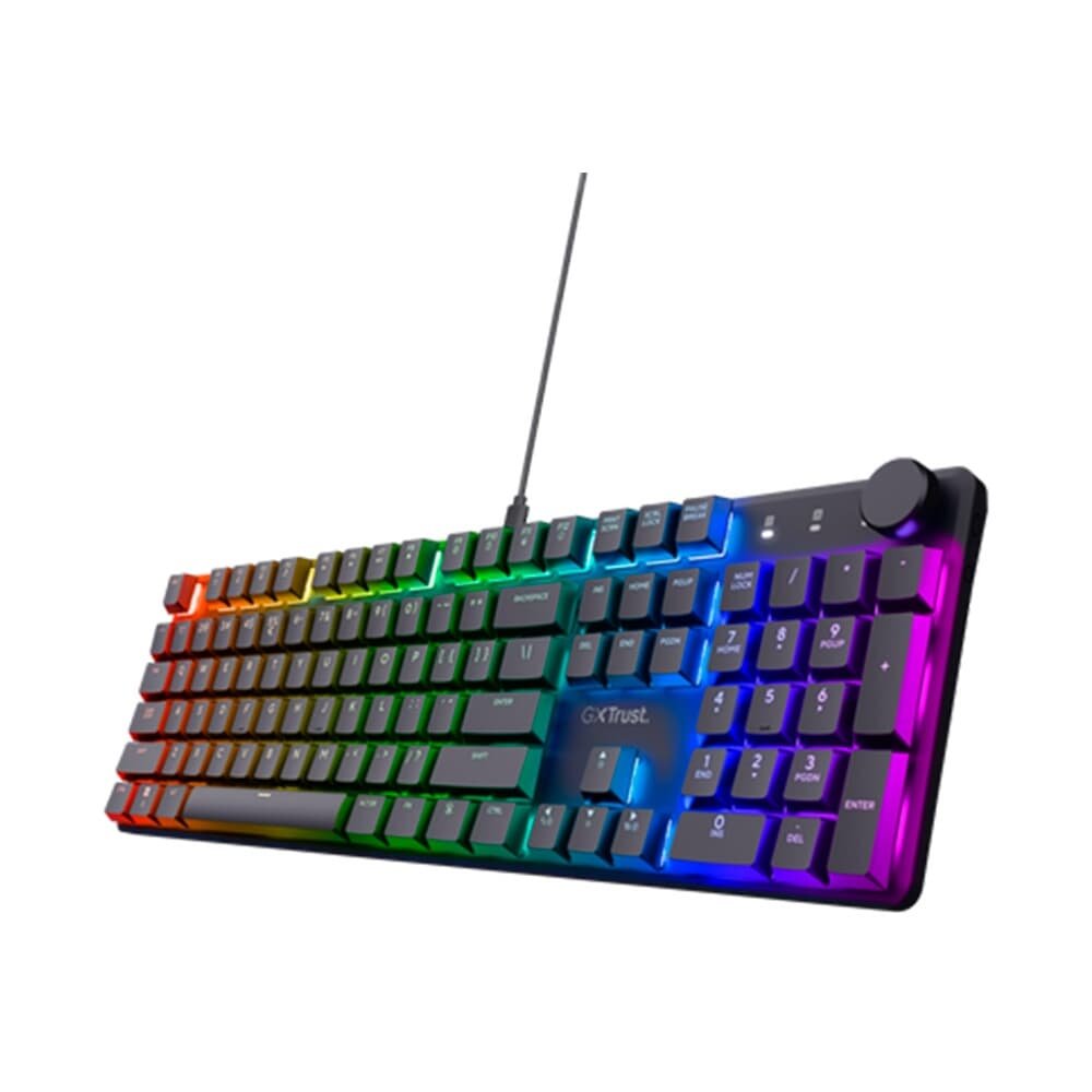 Teclado Mecânico Gamer GXTrust 866 Torix, Full Size, RGB, Anti-Ghosting, Cabo USB, Preto - 24910 - view 2