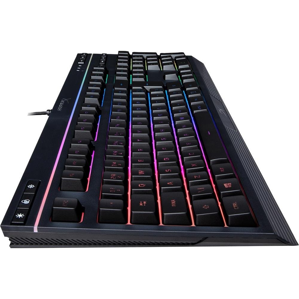 Imagem 3 de 3 do produto Teclado Gamer HyperX Teclado Alloy Core, RGB, USB 2.0, ABNT2, Preto - 4P4F5A2#AC4
