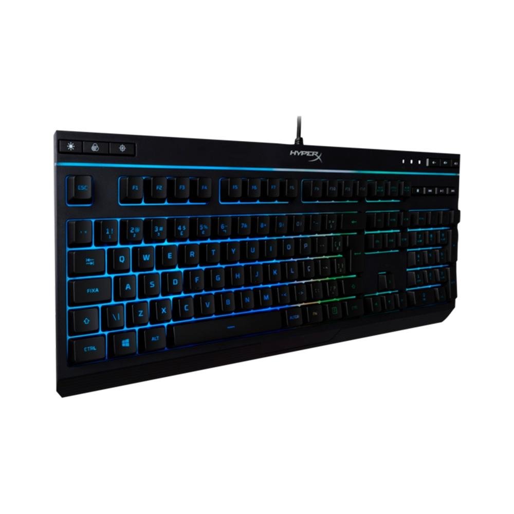 Imagem 2 de 3 do produto Teclado Gamer HyperX Teclado Alloy Core, RGB, USB 2.0, ABNT2, Preto - 4P4F5A2#AC4