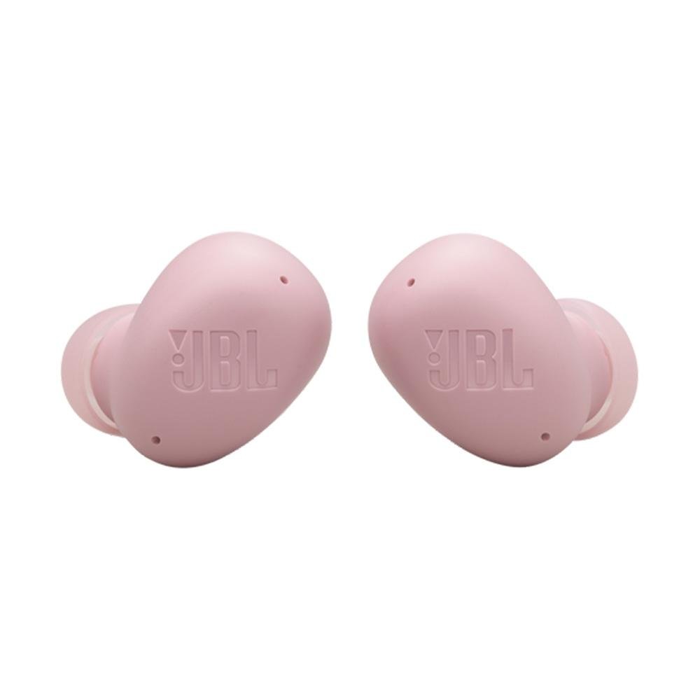 Imagem 2 de 9 do produto Fone de Ouvido JBL Wave Buds 2, Cancelamento de Ruído,  Bateria Até 40 Horas, Bluetooth 5.3, Conexão Multipontos, IP54, Rosa - JBLWBUDS2PIK