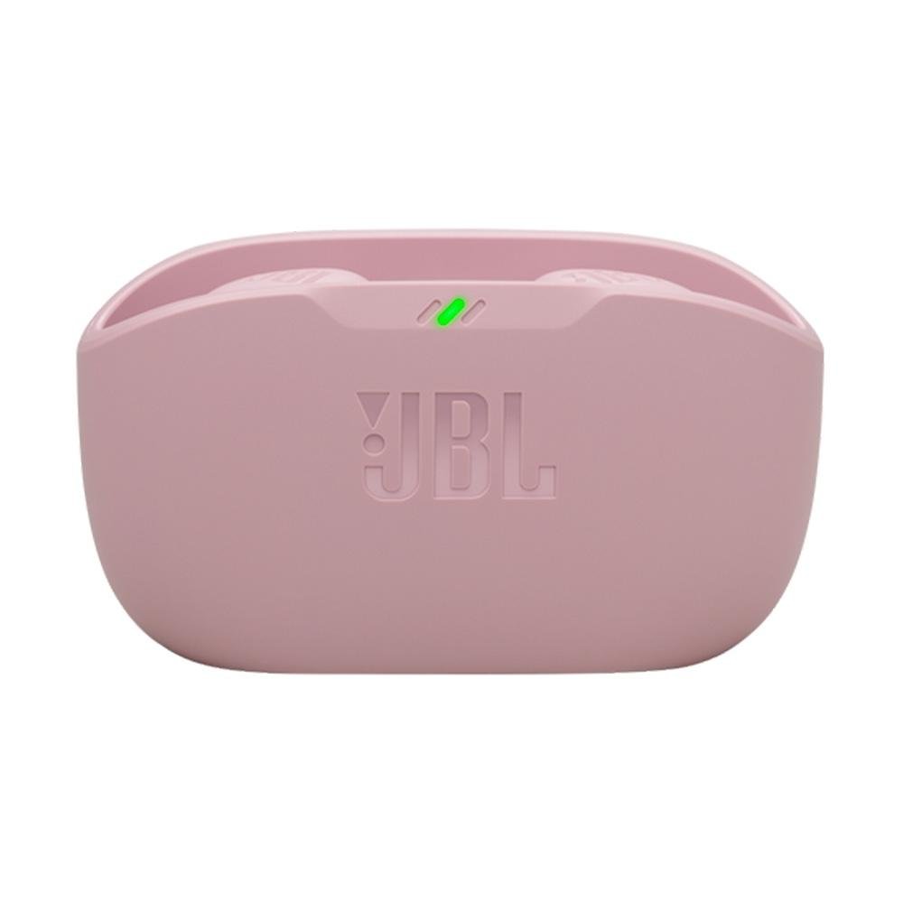 Imagem 4 de 9 do produto Fone de Ouvido JBL Wave Buds 2, Cancelamento de Ruído,  Bateria Até 40 Horas, Bluetooth 5.3, Conexão Multipontos, IP54, Rosa - JBLWBUDS2PIK