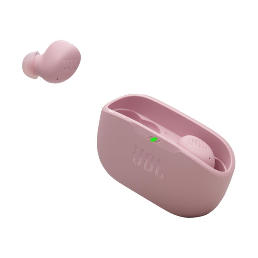 Imagem 9 de 9 do produto Fone de Ouvido JBL Wave Buds 2, Cancelamento de Ruído,  Bateria Até 40 Horas, Bluetooth 5.3, Conexão Multipontos, IP54, Rosa - JBLWBUDS2PIK
