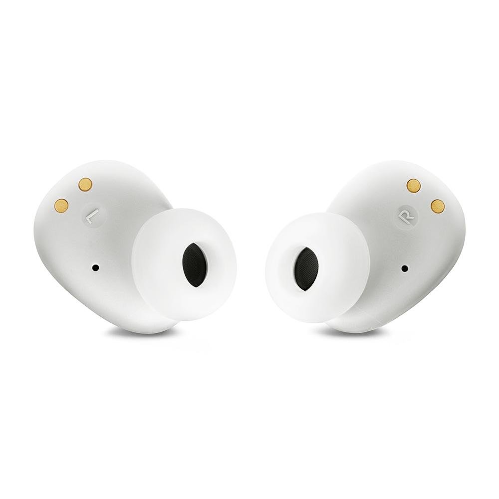 Imagem 3 de 9 do produto Fone de Ouvido JBL Wave Buds 2, Cancelamento de Ruído, Bateria Até 40 Horas, Bluetooth 5.3, Conexão Multipontos, IP54, Branco - JBLWBUDS2WHT